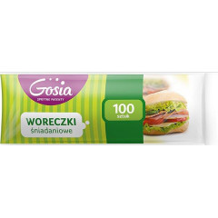 Woreczki śniadaniowe 17*24 gg 100szt. 