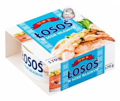 Łosoś w sosie własnym M&K 