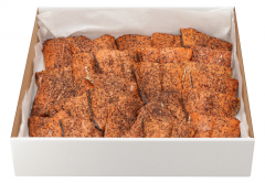 Łosoś ogonki wędzone na gorąco z pieprzem kg 