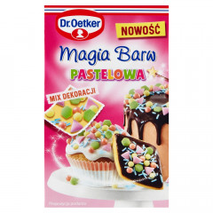 Dr. Oetker Mix dekoracji Magia Barw Pastelowa 70g