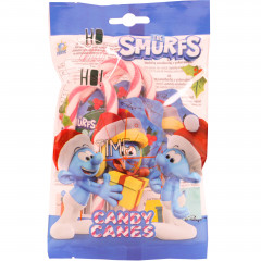 Lizak smerfy laski choinkowe 