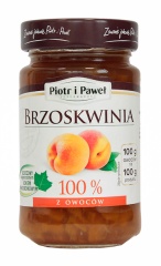 100% z brzoskwiń produkt owocowy słodzony zag.sokiem winogronowym 