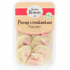 Kuchnia brawaty pierogi z owocami 