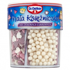 Dr. Oetker Mała księżniczka Mix dekoracji cukrowych 78 g