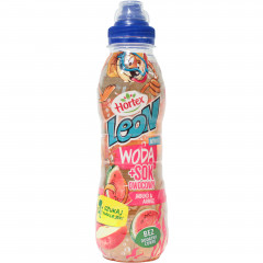 Hortex Leon i Przyjaciele Napój Woda + Sok jabłko, arbuz butelka aPet 400ml