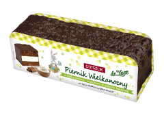 Ciasto Gotszlik piernikowe de luxe z pianką i orzechami 