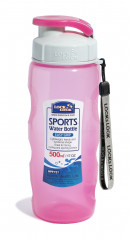 Butelka plastikowa różowa 500ml 