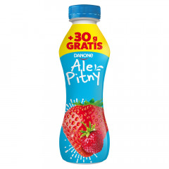 Danone Ale Pitny Produkt mleczny o smaku truskawka-poziomka 300 g
