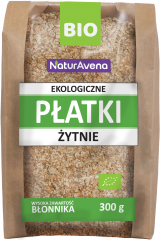 Płatki żytnie bio 300 g Naturavena