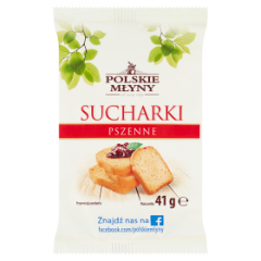 Sucharki polskie młyny pszenne 41g 