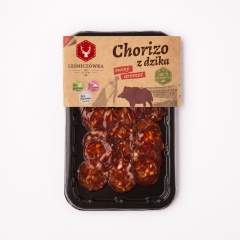 Chorizo z dzika plastry 