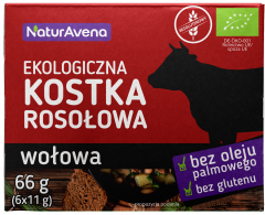 Kostka naturavena rosołowa wołowa bio 66g 
