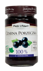 100% z czarnych porzeczek produkt owocowy słodzony zag.sokiem winogronowym