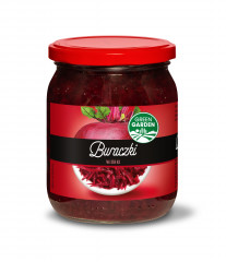 Buraczki Green Garden wiórki 480g/360g słoik 
