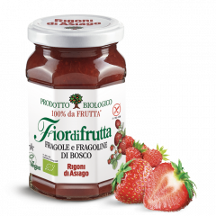 Konfitura z poziomek i truskawek bio 