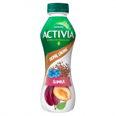 Activia Drink Siemię Lniane/Śliwka 280g