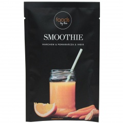 Smoothie marchew, pomarańcza, imbir 