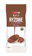 Wafle Spar ryżowe z czekoladą mleczną 