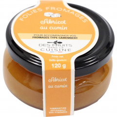 Konfitura Les Folies fromages morela kminek do serów camembert 