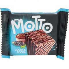 Wafelek kakaowy my motto 