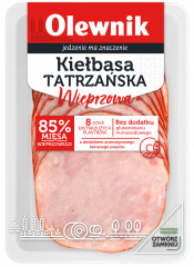 Kiełbasa tatrzańska wieprzowa 90g Olewnik
