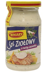 Sos ziołowy z nutą czosnku winiary 