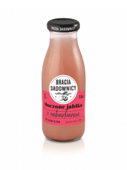 Bracia Sadownicy sok tłoczony 250 ml jabłko rabarbar