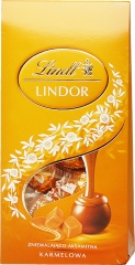 Praliny LINDOR CARAMEL BAG 100g 