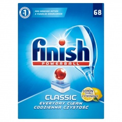 Tabletki do zmywarek finish classic cytrynowe 68szt 