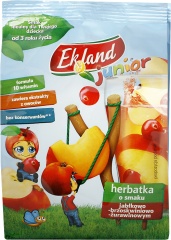 Herbata brzoskwinia jabłko zurawina ekland junior 