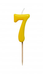 Świeczka kolorowa na szpilce nr 7