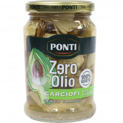 Karczochy Ponti zero olio z pieprzem i cytryną 