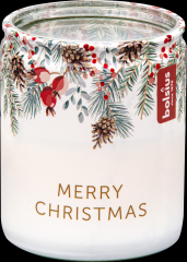 Świeca zapachowa bolsius merry christmas w szkle 82/68 wanilia 