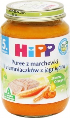 Danie Hipp Puree ziemniaczane z marchewka i jagnięcina