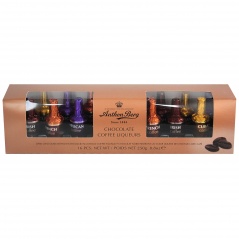 Praliny buteleczki czekoladowe z likierem coffee 