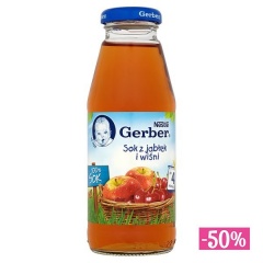 Sok Gerber jabłko,wiśnia