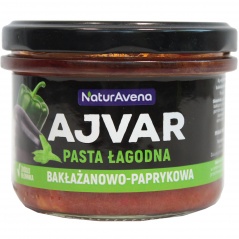 Ajvar pasta paprykowo bakłażanowa łagodna 
