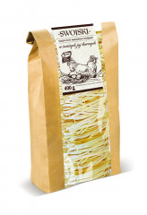 Makaron eko-mak wstążka ze świeżych jaj 