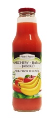 Sok Piotr i Paweł marchew banan jabłko 