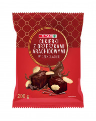 Cukierki Spar z orzeszkami arachidowymi w czekoladzie 