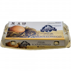 Jaja M 10 szt z chowu ściółkowego Holcman 