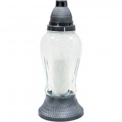 Znicz Amikus z263 szklany 30cm40h 