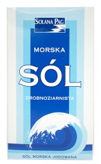 Sól morska solana drobnoziarnista 1 kg 