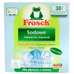 Tabletki do zmywarek Frosch na bazie sody 