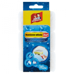 Jan Niezbędny Wymienne wkłady 3w1 do delikatnych powierzchni 3 sztuki