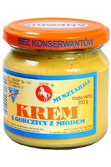 Krem z gorczycy z miodem 200g Musztardy Konik