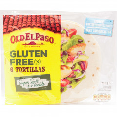 TORTILLA GLUTEN FREE /216G