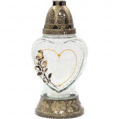 Znicz z-83r 24h 25cm ( do wyboru srebrny lub złoty ) 