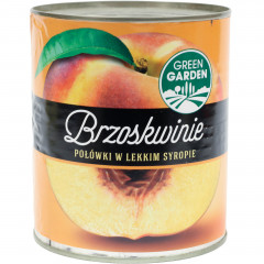 Brzoskwinie połówki Green Garden w syropie 