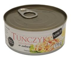 Tuńczyk rozdrobniony w zalewie - Lubię:) 